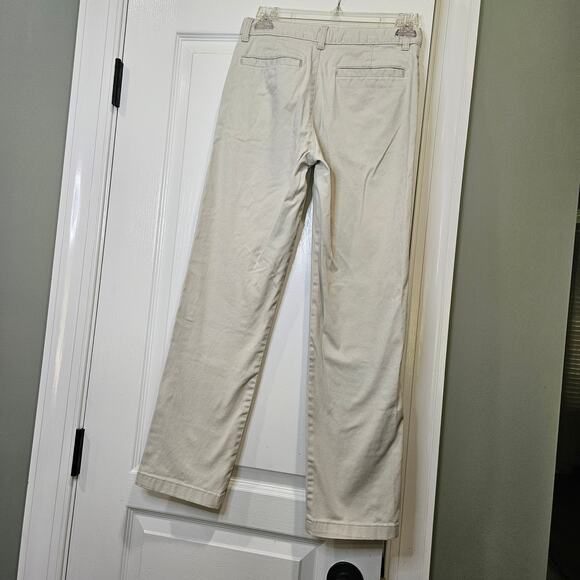 2 Pack Boy's Size 14 Khaki Straight Leg Chino School Uniform Pants - Picture 9 of 9